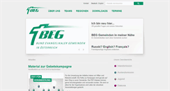 Desktop Screenshot of beg.or.at